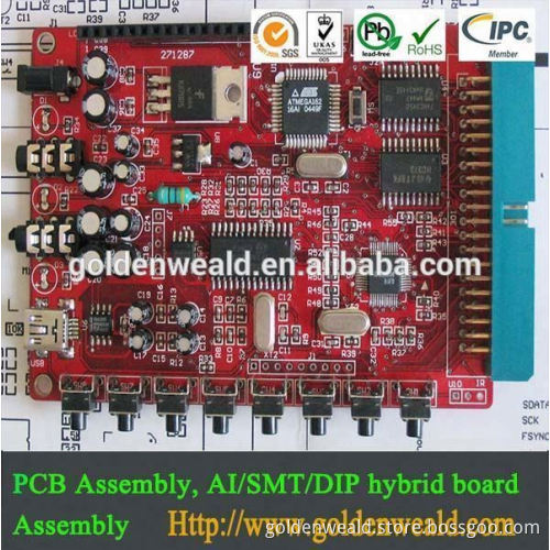 Electronic panel control assembly with all components,pcb fabrication and assembly,prototype pcb assembly